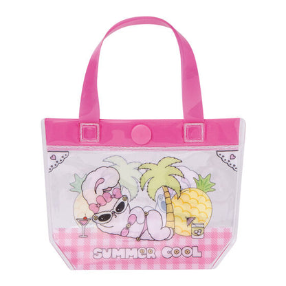 Esther Bunny mini pouch - front view of pool-bag design