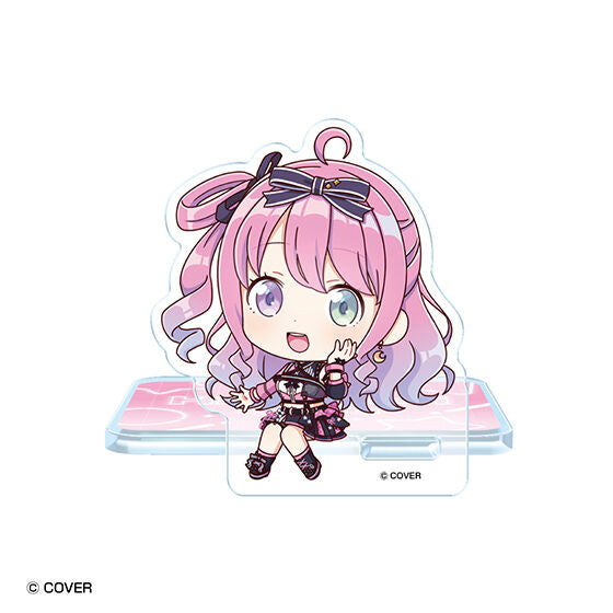 hololive Suwarasetai Acrylic Stand Colorize 3 gashapon, boxed capsule and display card