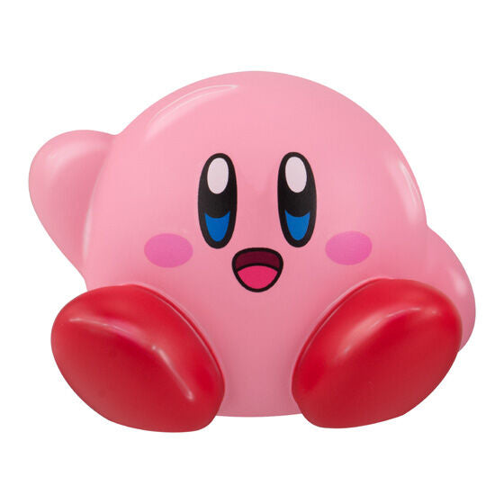 Kirby mini coin bank - front view of glossy design