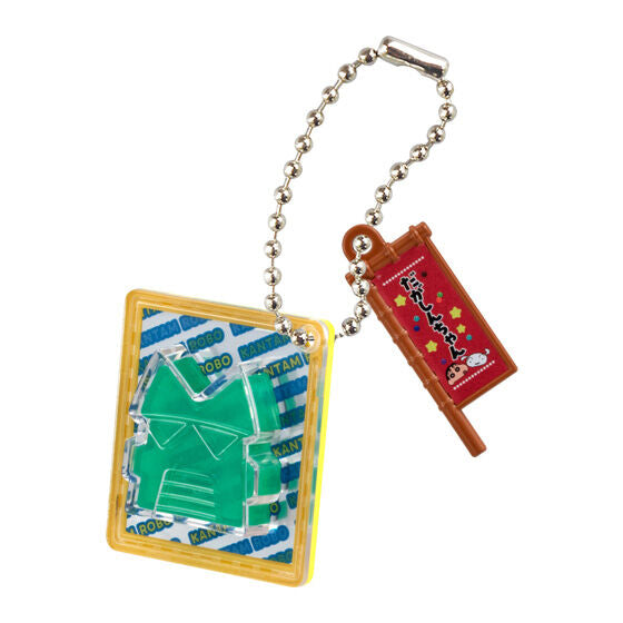 Crayon Shin-chan dagashi charm gashapon - capsule and display presentation