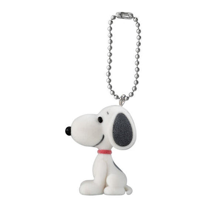 Peanuts flocky mascot charm - front view