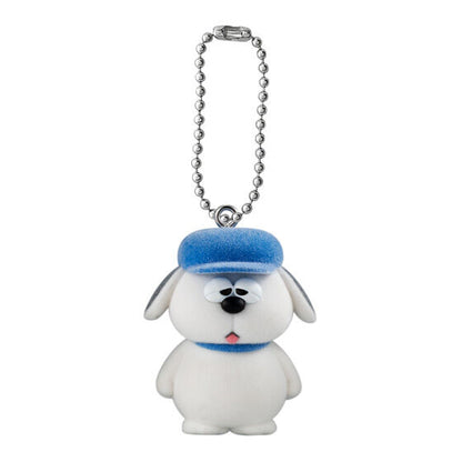 Peanuts flocky mascot charm gashapon - capsule and display presentation