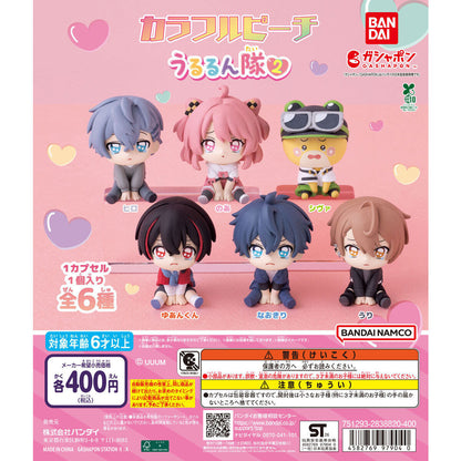 Colorful Peach Ururun-tai 2 figure - teary-eyed design detail