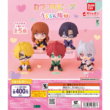 Colorful Peach Ururun-tai 1 figure - teary-eyed design detail