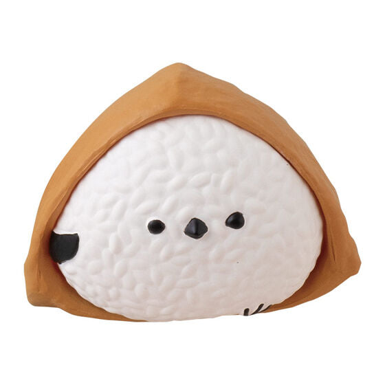 Narikiri Shimaenaga Sushi gashapon, one long-tailed tit dressed as sushi
