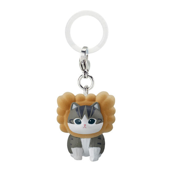 mofusand marker charm - cat in bread costume detail
