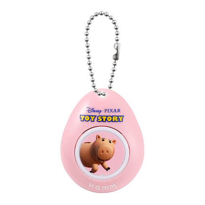 Toy Story Sound Drop gashapon, boxed capsule and display card