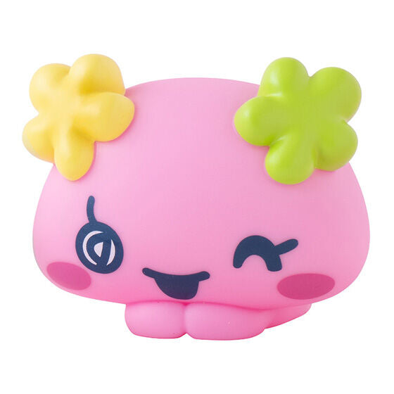 Tamagotchi Punipuni-shitai gashapon - capsule and display presentation