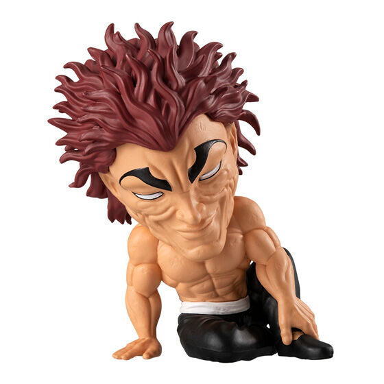 Baki sitting figure - front view of a featured fighter