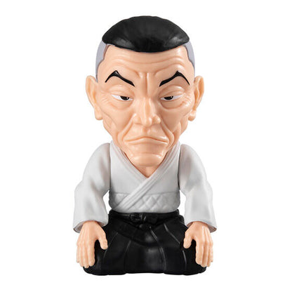 Baki Suwarase-tai gashapon - capsule and display presentation