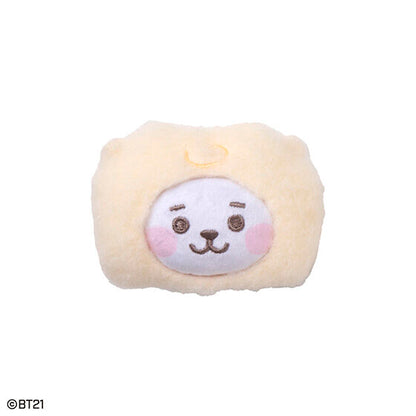 BT21 plush clip - fluffy fuzzy material detail