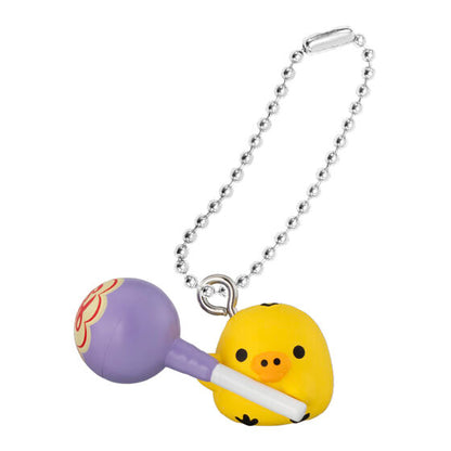 Rilakkuma x Chupa Chups mascot swing gashapon - capsule and display presentation