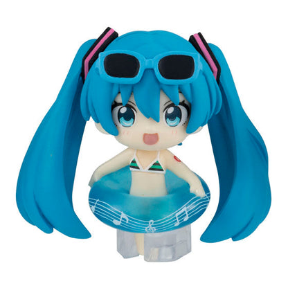 Hatsune Miku poolside capsule figure - front view