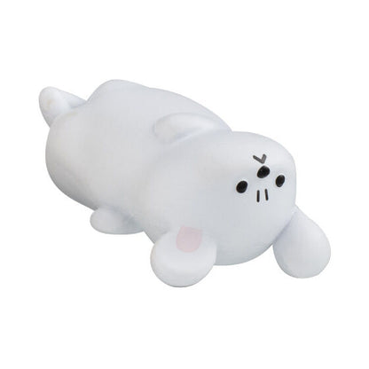 Angry Doggo figure - front view of grumpy pose