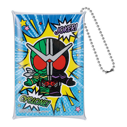 Kamen Rider clear pouch - double-sided sheet detail
