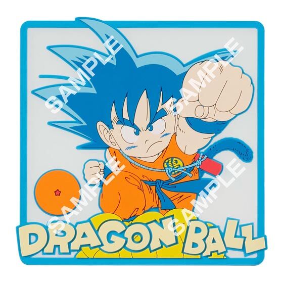 Dragon Ball clear rubber coaster - front view