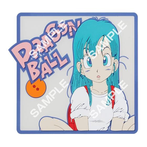 Dragon Ball coaster - clear rubber artwork detail