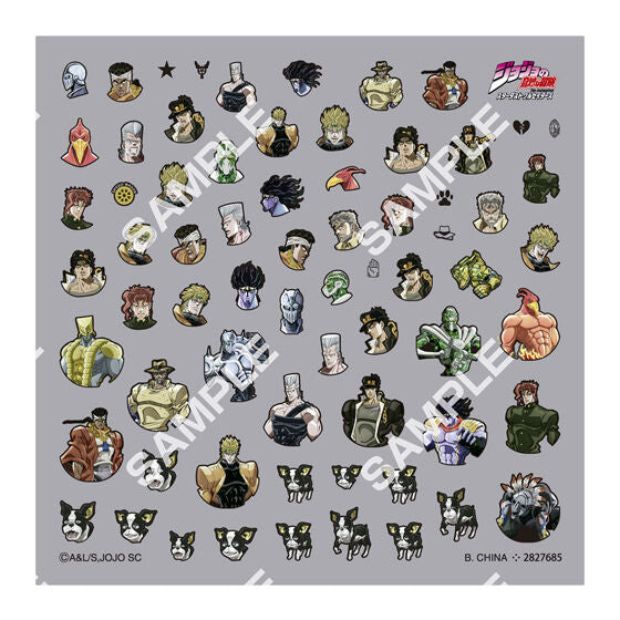 JoJo's Bizarre Adventure Nail Stickers gashapon, one nail sticker sheet