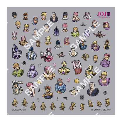 JoJo's Bizarre Adventure Nail Stickers gashapon, nail art applied example
