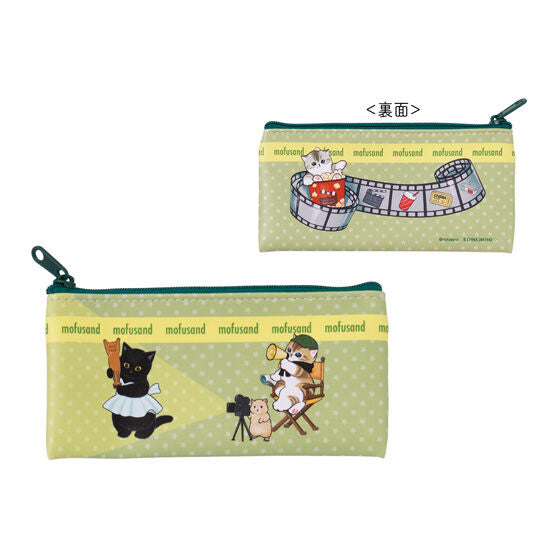 mofusand Mofumofu Journey Pouch capsule toy, rear view of a single pouch