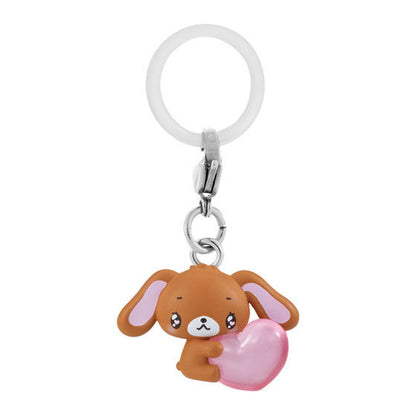 Sanrio Characters Emo Kyun 2 capsule toy by Bandai, close-up detail of the colorful heart motif
