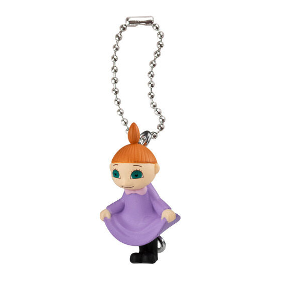 Moomin Tsumande Tsunagete Mascot 2 gashapon, detail shot of one mascot in the assortment
