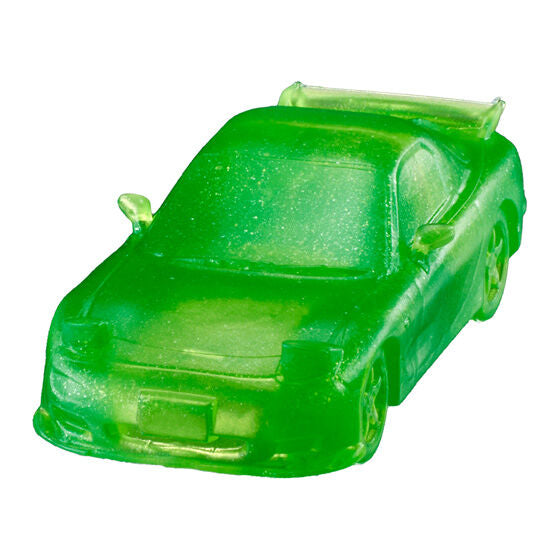 Car Keshi GP MAZDA Selection 01, close-up of body detail on one gashapon car figure