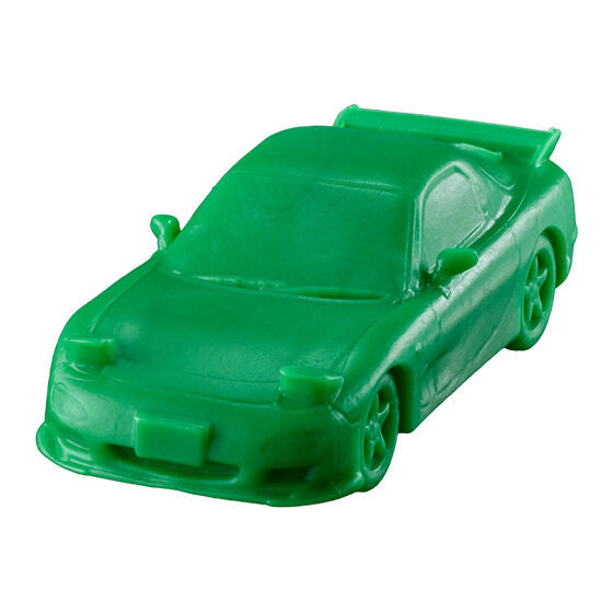 Car Keshi GP MAZDA Selection 01, profile view of a Bandai gashapon MAZDA car figure