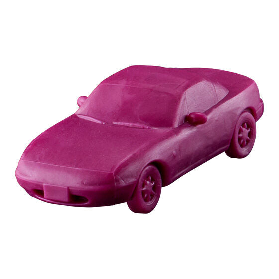 Car Keshi GP MAZDA Selection 01, detail shot of a single car in the Bandai gashapon set