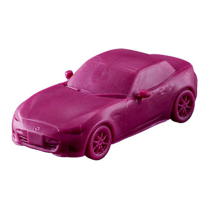Car Keshi GP MAZDA Selection 01 gashapon, low angle view of one MAZDA car design