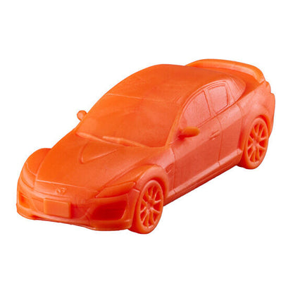 Car Keshi GP MAZDA Selection 01, side view of one design in the Bandai capsule toy set