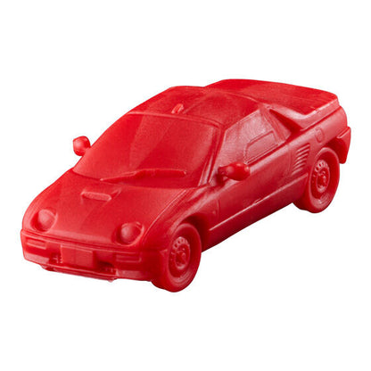 Car Keshi GP MAZDA Selection 01, front view of a single MAZDA design in the gashapon lineup