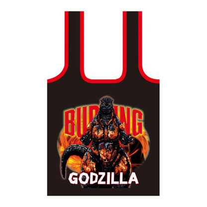 Godzilla Kuruntote 2 gashapon eco bag by Bandai, alternate angle of the tote