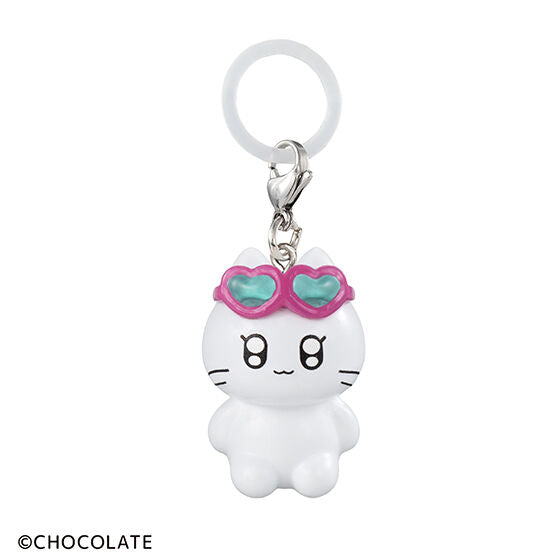 Galneko Mejirushi Accessory by Bandai, one design from the 5-type gashapon charm series