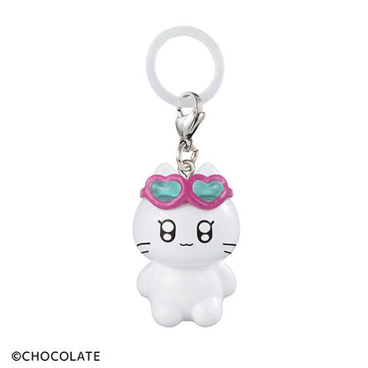 Galneko Mejirushi Accessory by Bandai, one design from the 5-type gashapon charm series