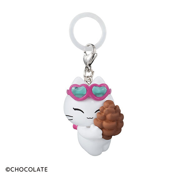Galneko Mejirushi Accessory gashapon by Bandai, packaging shot for the capsule toy series