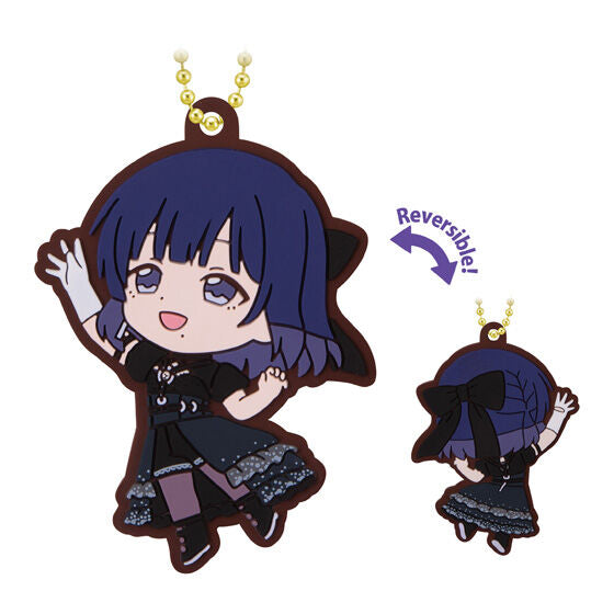 Gakuen Idolmaster Rebarava rubber mascot featuring Re;IRIS and Begrazia, assortment view