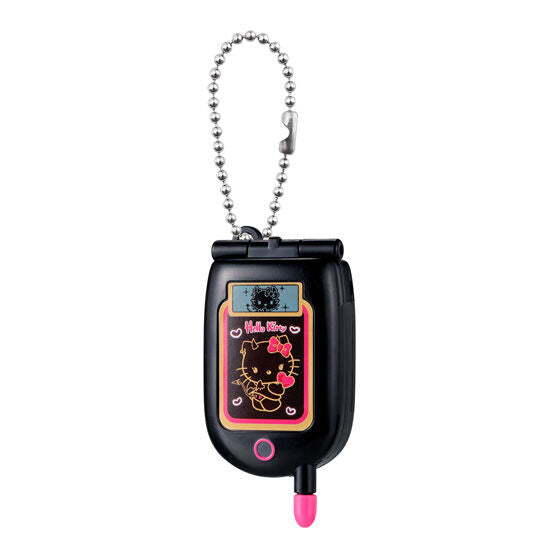 Sanrio Characters Flip Phone Mirror Charm gashapon, capsule packaging from Bandai