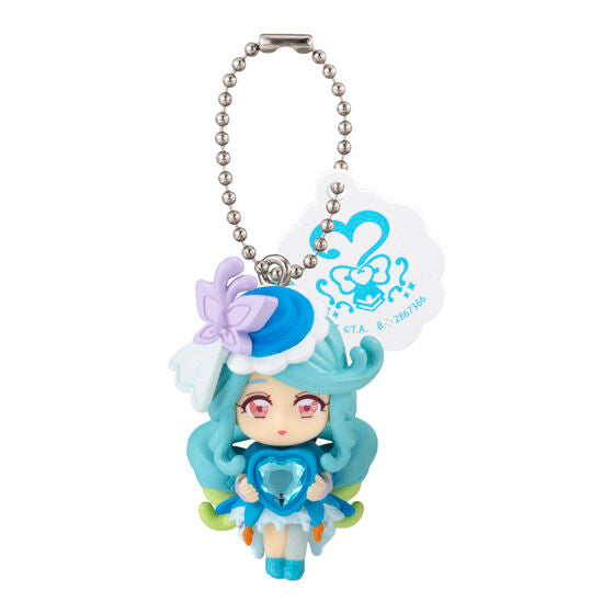 Detective Precure! Detective Swing 2 capsule toy by Bandai, alternate angle of the mascot swings