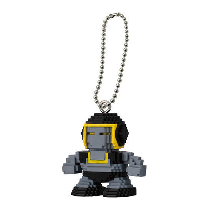 Kinnikuman Dot Figure Charm 2 by Bandai, close-up detail of the pixel-style dot design