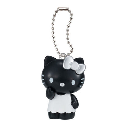 Sanrio Characters Monotone Mascot capsule toy, alternate angle of the Bandai gashapon assortment