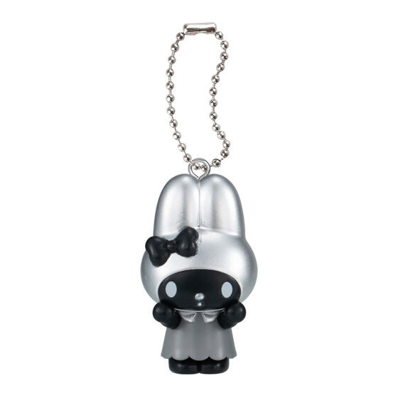 Sanrio Characters Monotone Mascot capsule toy, one of the 5 types shown on its own