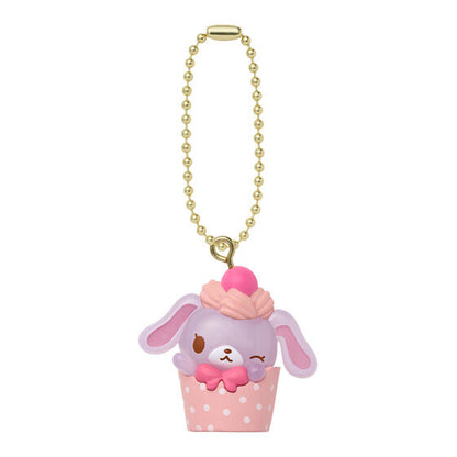 Sugarbunnies Cupcake Charm gashapon, close-up detail of one design in the set