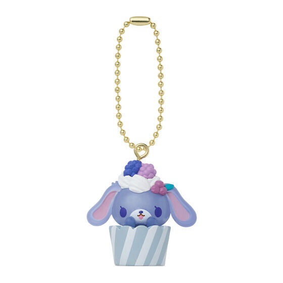 Sugarbunnies Cupcake Charm capsule toy by Bandai, additional view of the series lineup