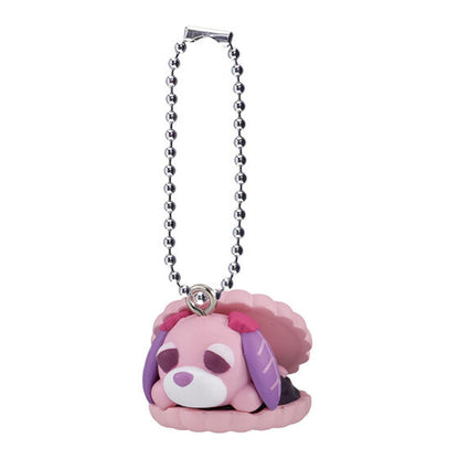Ochaken Wagashi Mascot charm, rear view of one mascot with its ball chain