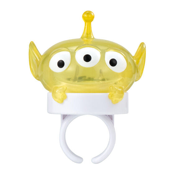 Disney Characters Capsule Ring Light Collection, one design in the set worn on a finger