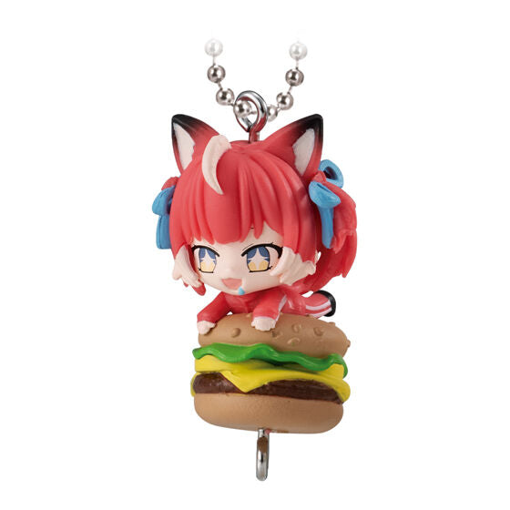 Akami Karubi Tsumande Tsunagete Mascot gashapon, close-up detail of one design in the set