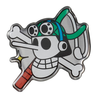 ONE PIECE Pin Badge Collection 2 pin badge by Bandai, rear view of one badge