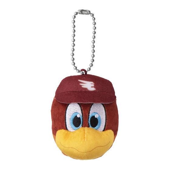Pro Baseball Mascot Face Plush gashapon, one design from the 6-type Pacific League set