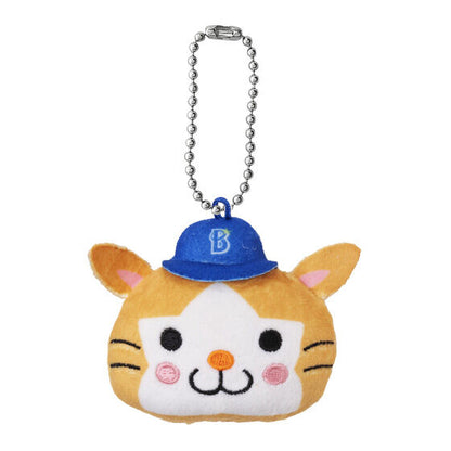 NPB Central League mascot face plush by Bandai, rear view of one design in the series